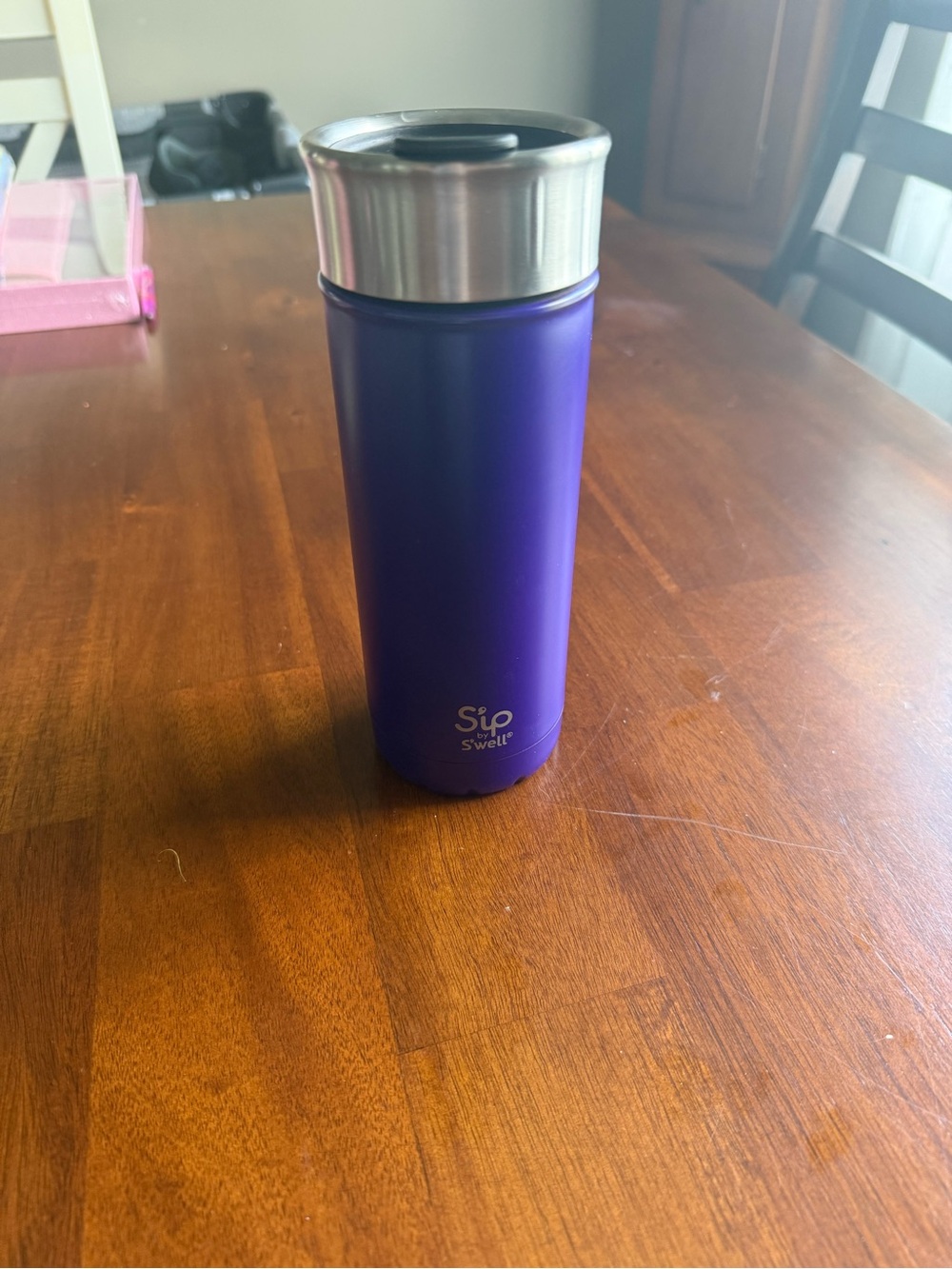 S'well Purple Stainless-Top Sip Tumbler